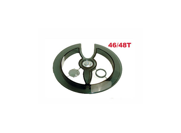 Flinger Kjedering 46T/48T Sort, plast 